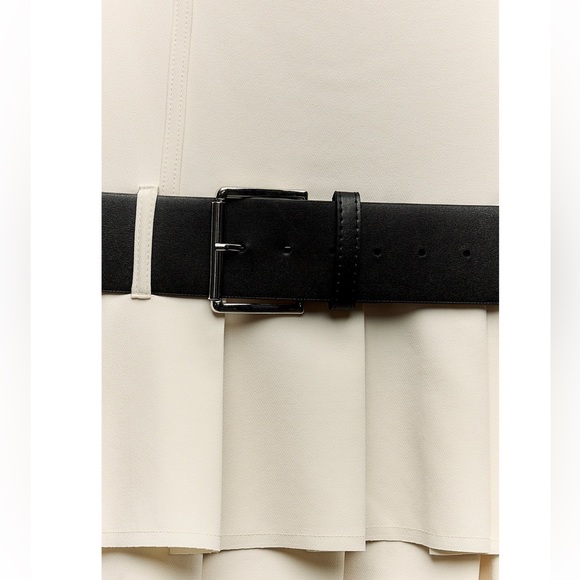 Zara BELTED BOX PLEAT JUMPSUIT DRESS - Picture 8 of 14